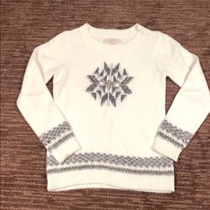 Ann Taylor loft snowflake sweater